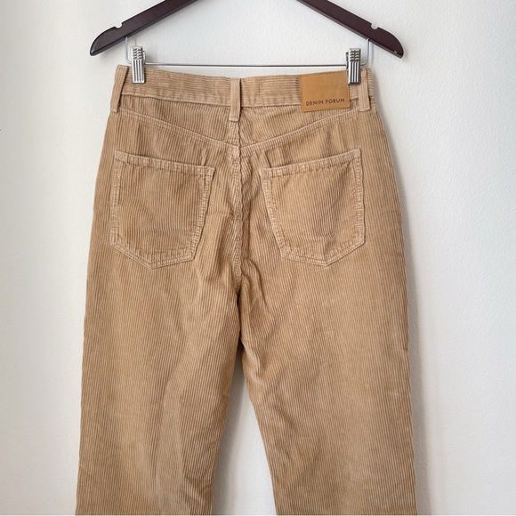 Aritzia Denim Forum The Joni High Rise Loose corduroy pants in tan 27 - Picture 6 of 9